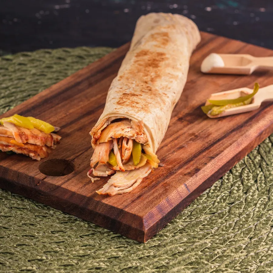 Chicken Shawerma Sandwich.