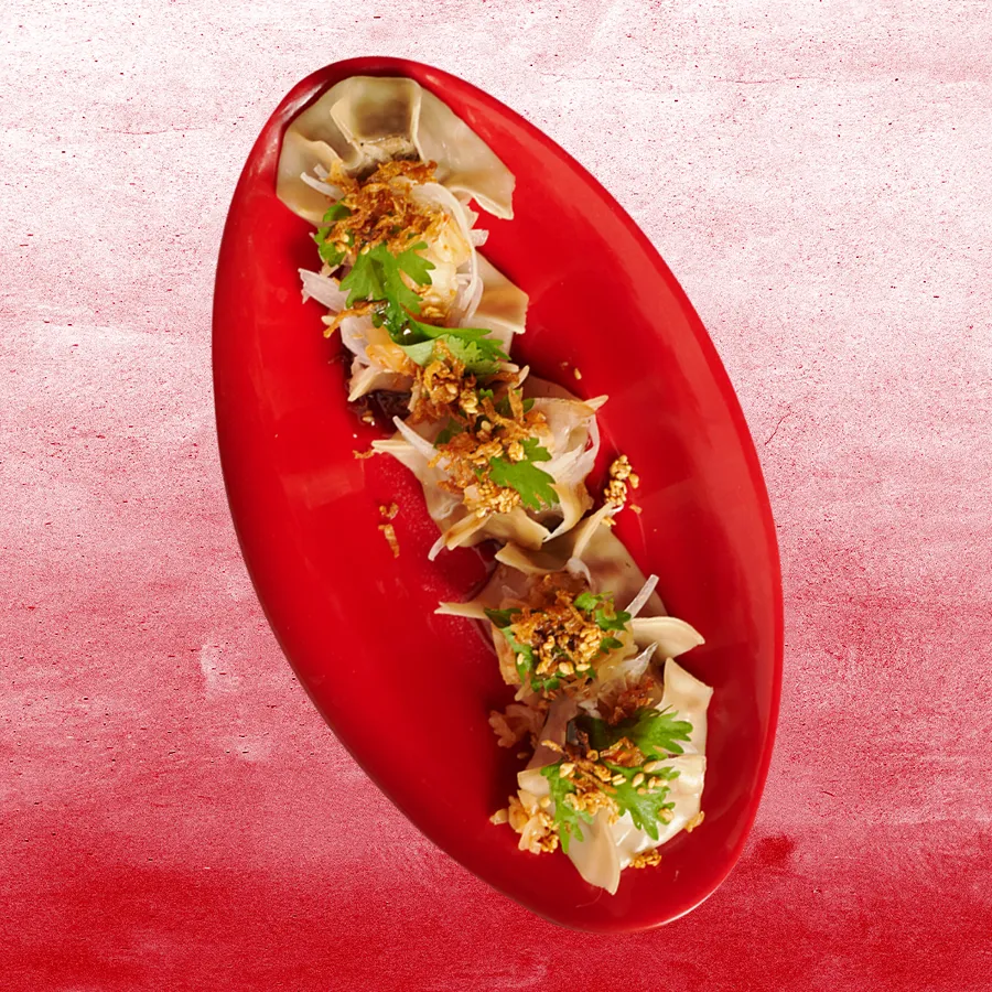Shrimp Gyoza.