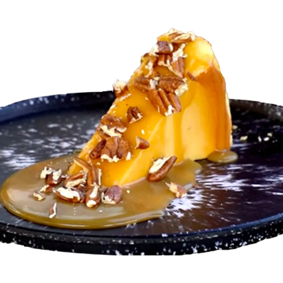 Salted Caramel Pecan San Sebastián Cheesecake