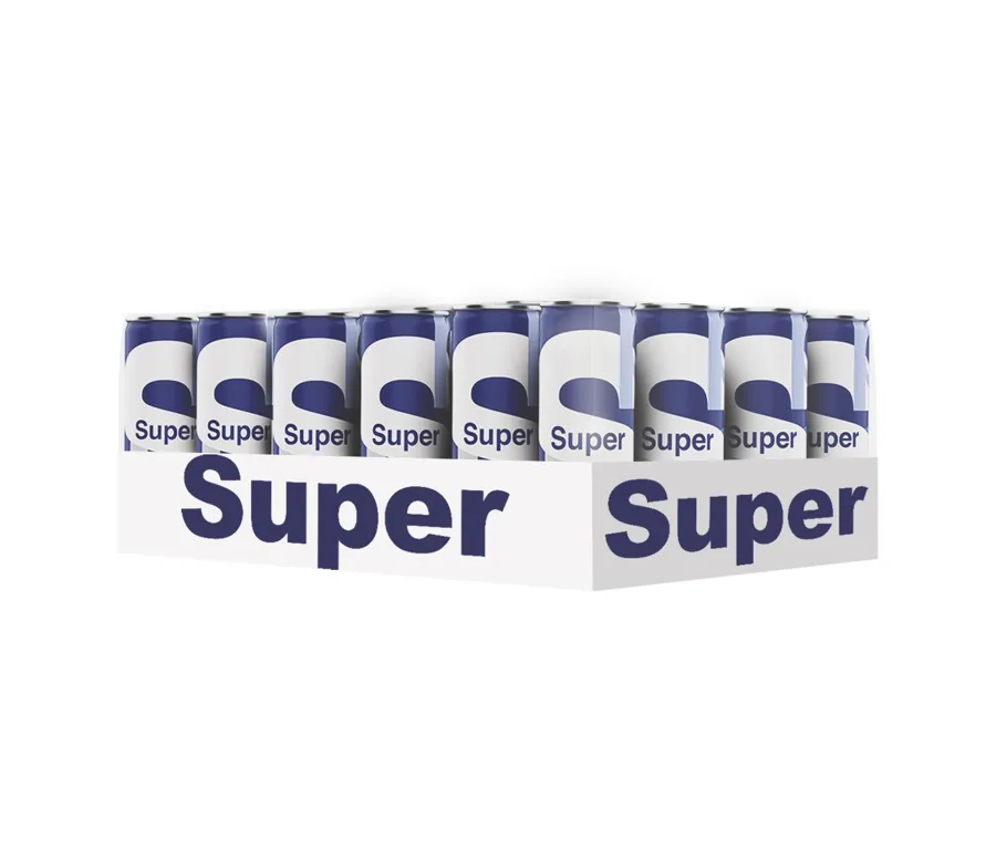 Super Tutti Fruti Flavored Carbonated Drink 24 Cans x 250ml