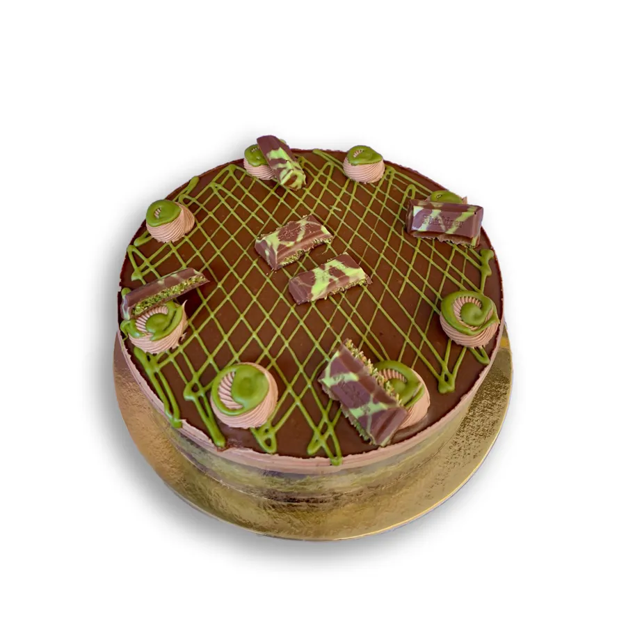 Dubai Pistachio Kunafa Cake