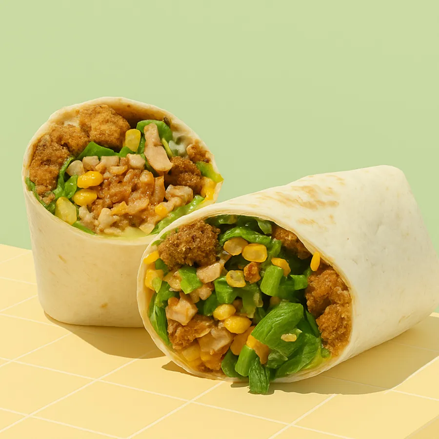 Buffalo Chicken Caesar Wrap