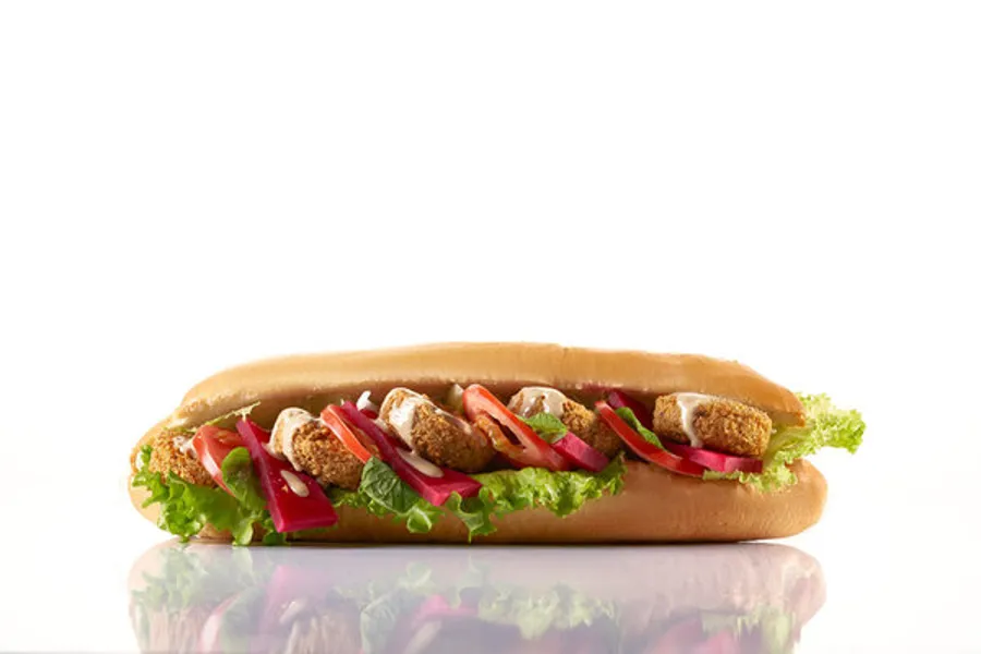 French falafel sandwich