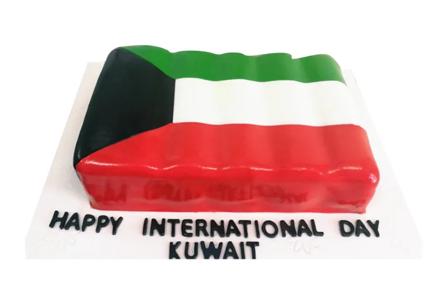 كيك علم الكويت