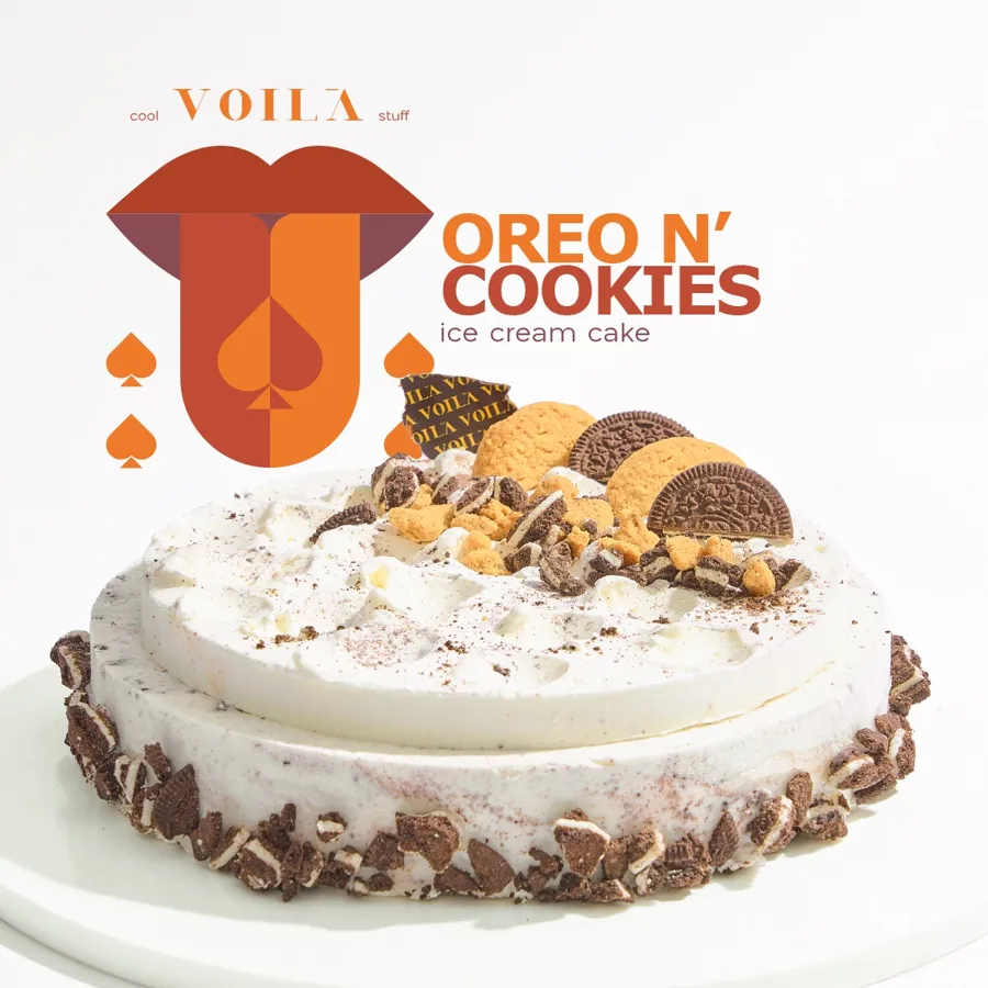 Oreo N' cookies ice-cream cake