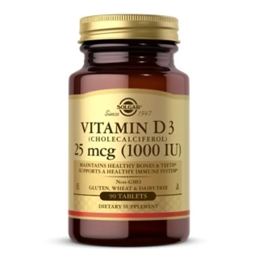 Solgar Vit D3 1000 IU 90 Tab