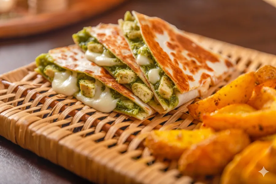 Pesto chicken Quesadilla