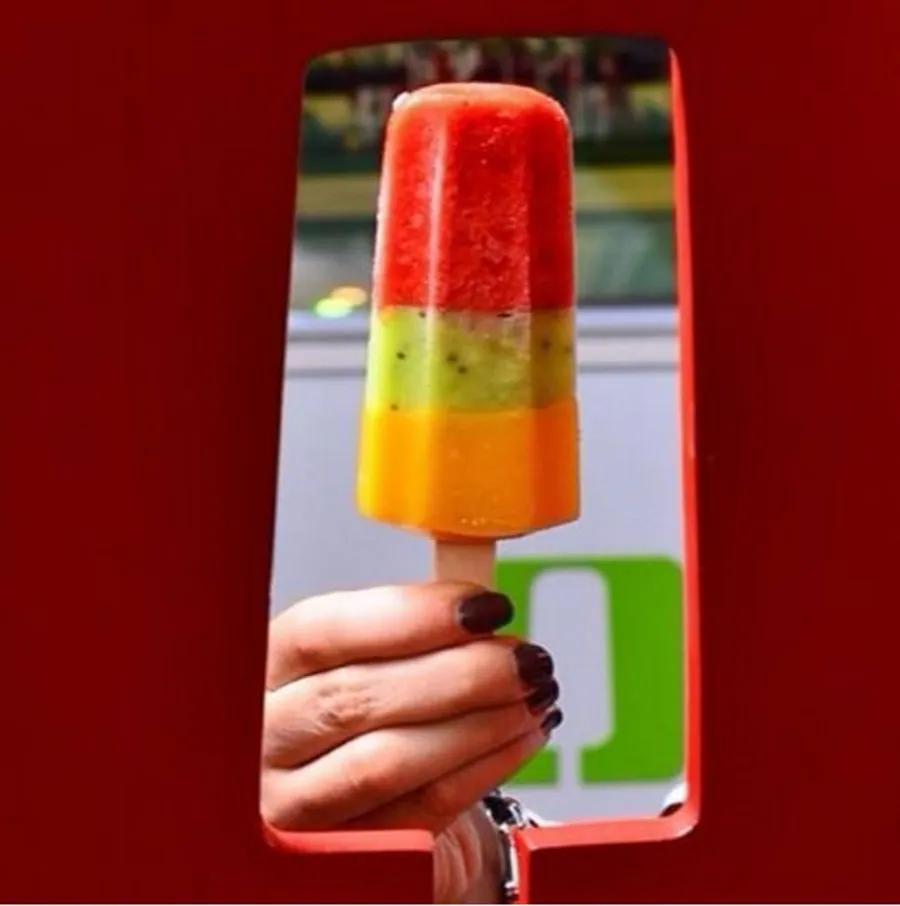 Regular Icecream : Mango and Strawberry and Kiwi