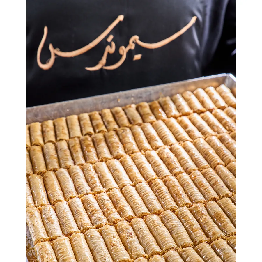 Baklava fingers Metal box.