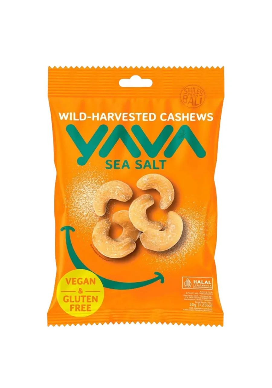 YAVA SEA SALT CASHEWS 35g