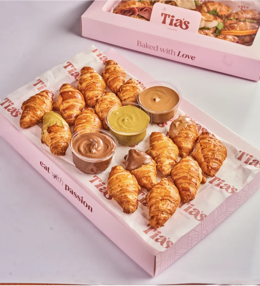 Mini Croissant Box (Lotus-Nutella-Pistachio)12 piece