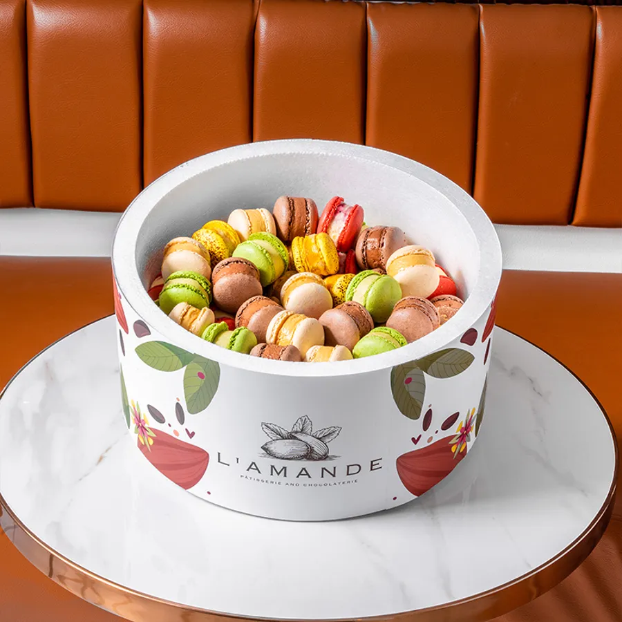 35 Macaroon Ice cream box