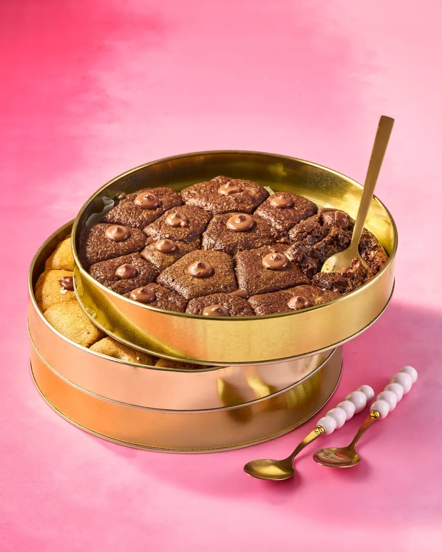 The Scoop Cookie Tin Double Chocolate