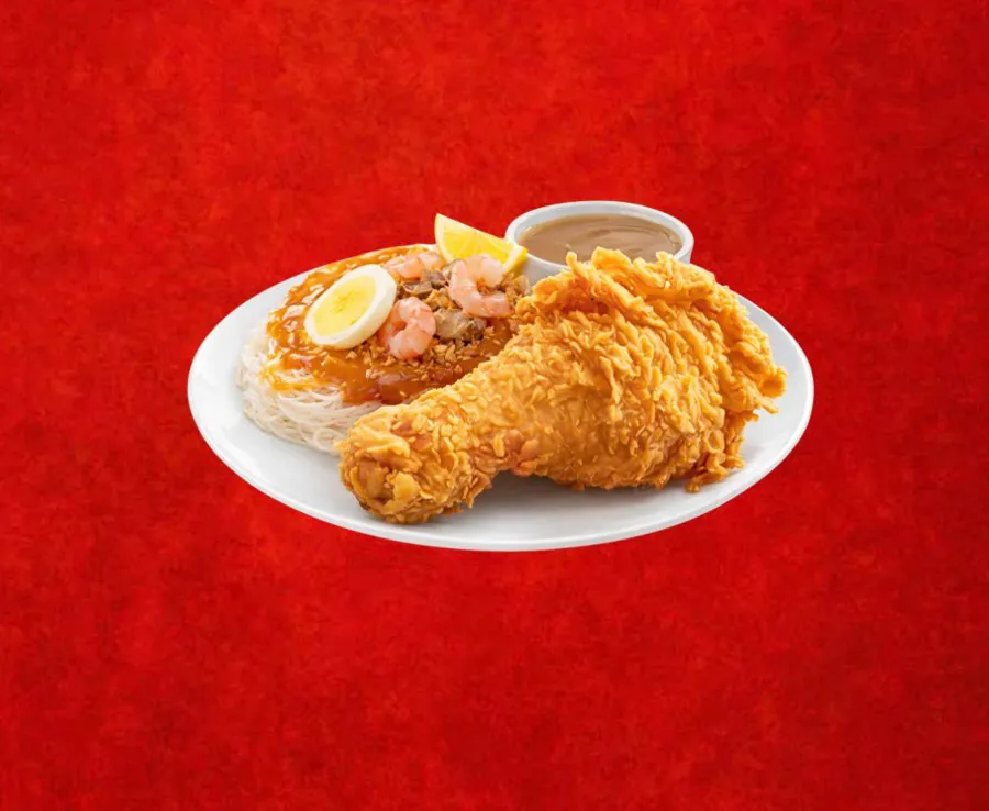 1 Pc Chickenjoy With Palabok Fiesta