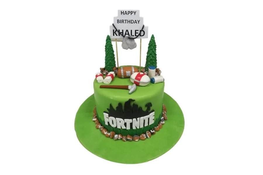 Fortnite Sponge Cake