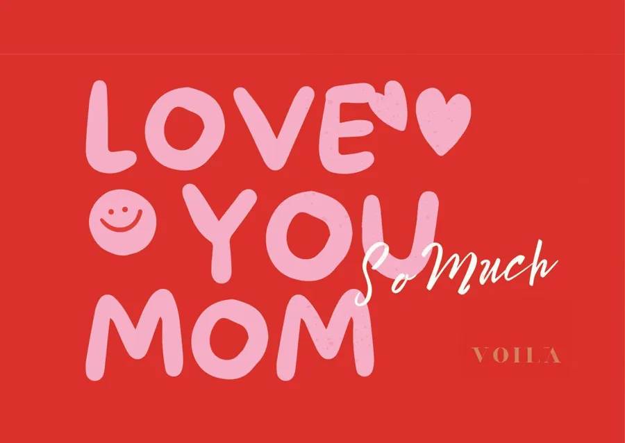 Love You Mom Card