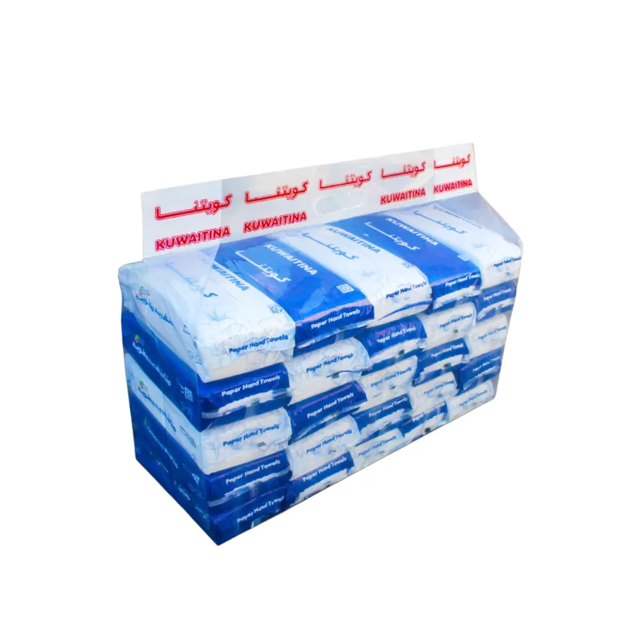 CARTON 25-PIECE OF KUWAITINA TISSUE BAGS HAND TOWELS