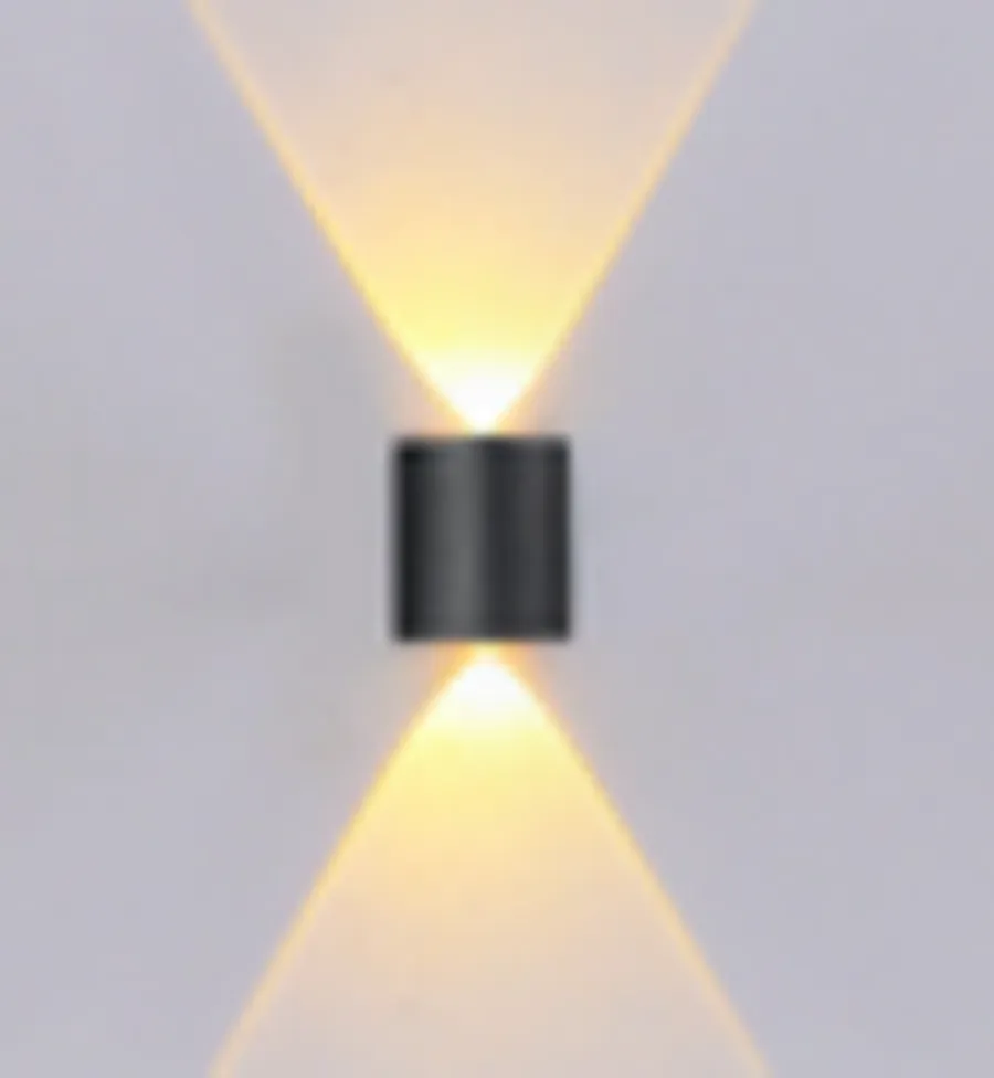 CLEVER LED Wall Lamp BLACK OUT 78x80x35mm