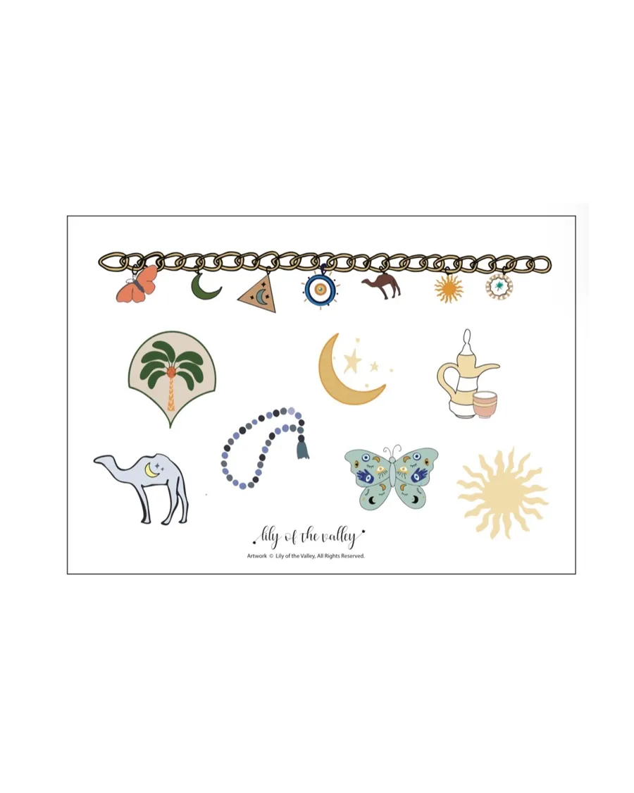 Themed Tattoos - Per Sheet