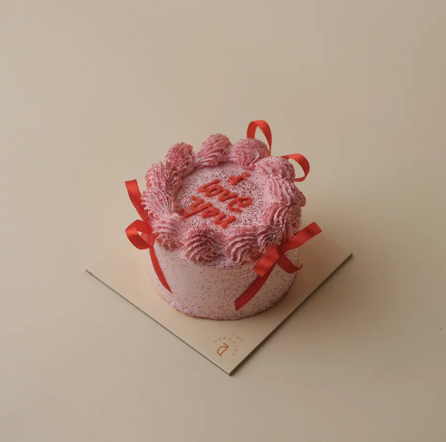 Mini pink glitter ribbon 2inch mix chocolate vanilla