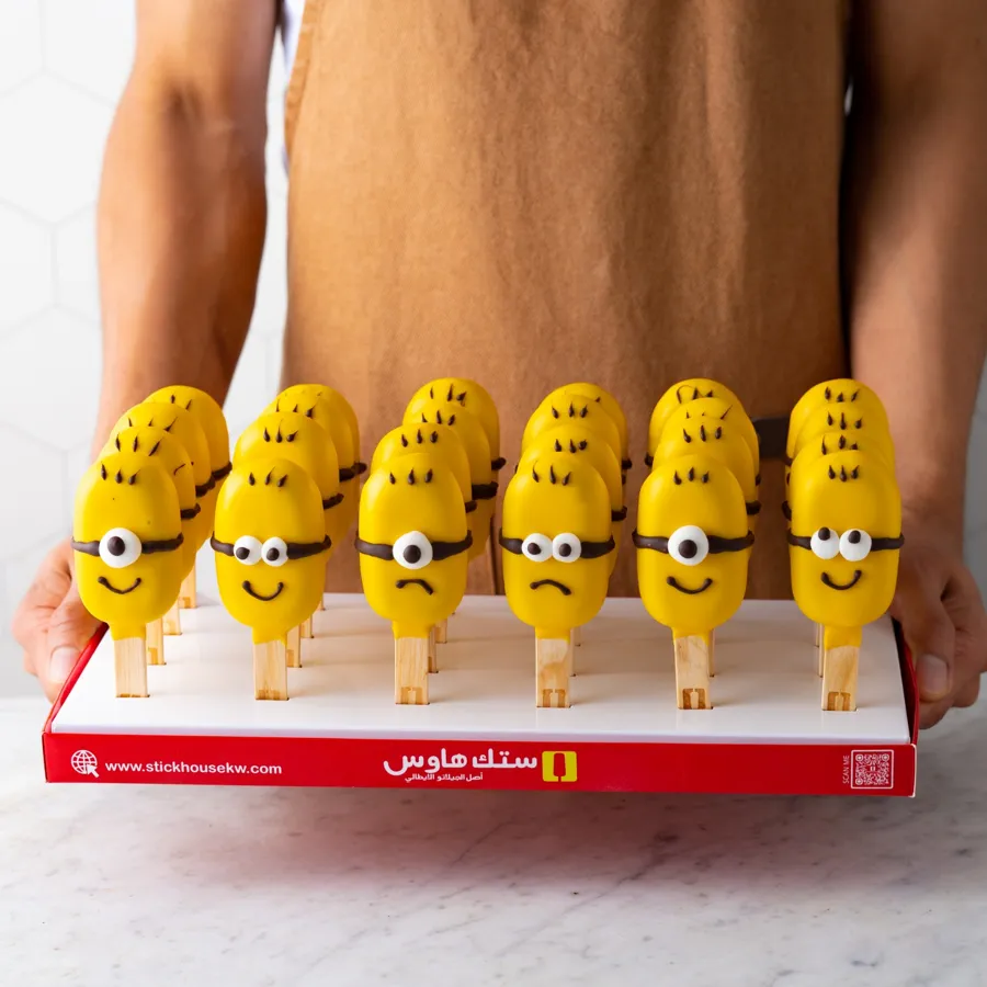 Cake stick Minion Box