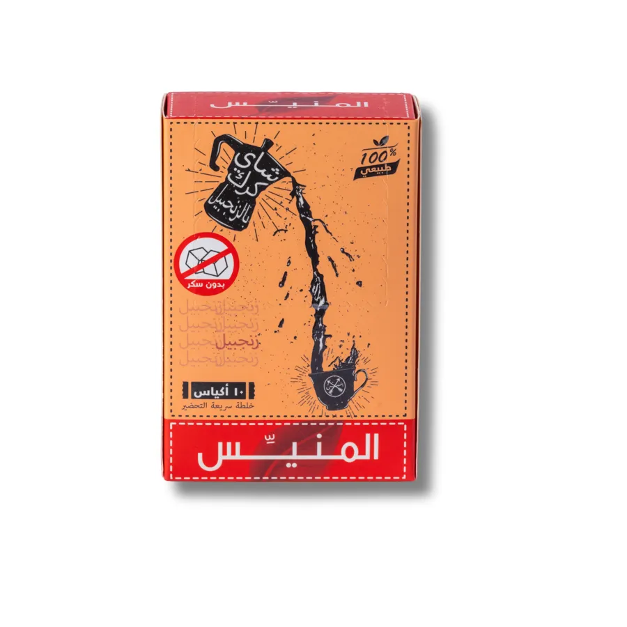 Ginger Karak Tea Almunayes suger free ( 10 sachets )