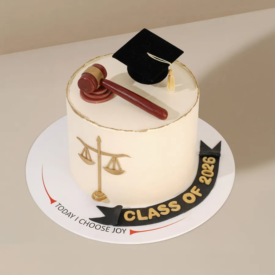 Law School Graduation Cake