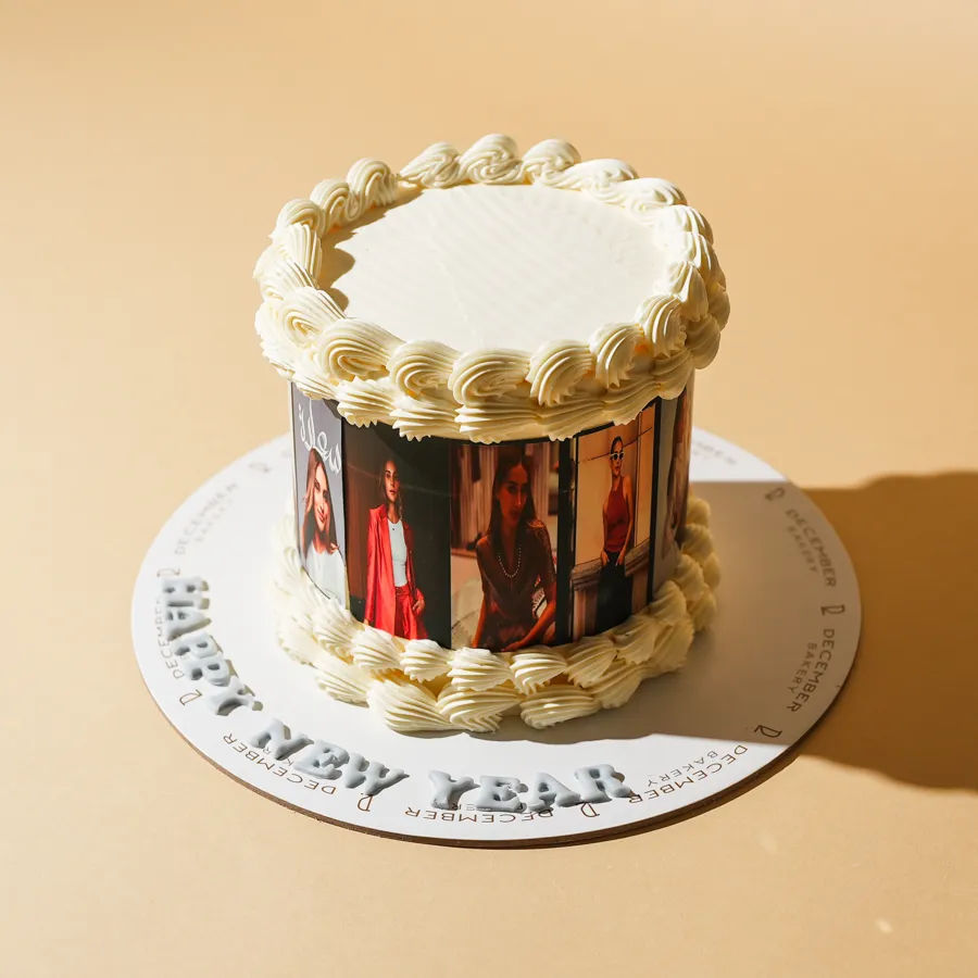 Photo cream cake 6inch