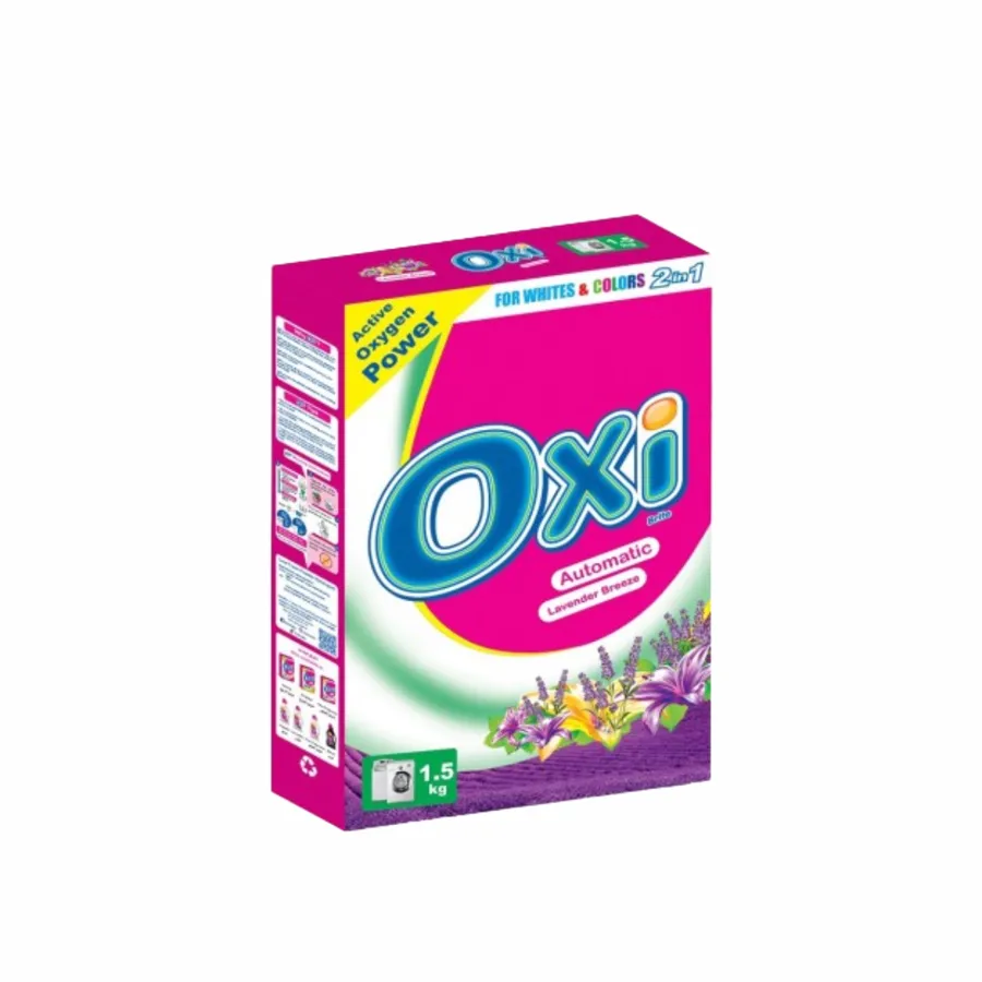 OXI SEMI-AUTOMATIC POWDER DETERGENT 1.5 KG - LAVENDER BREEZE