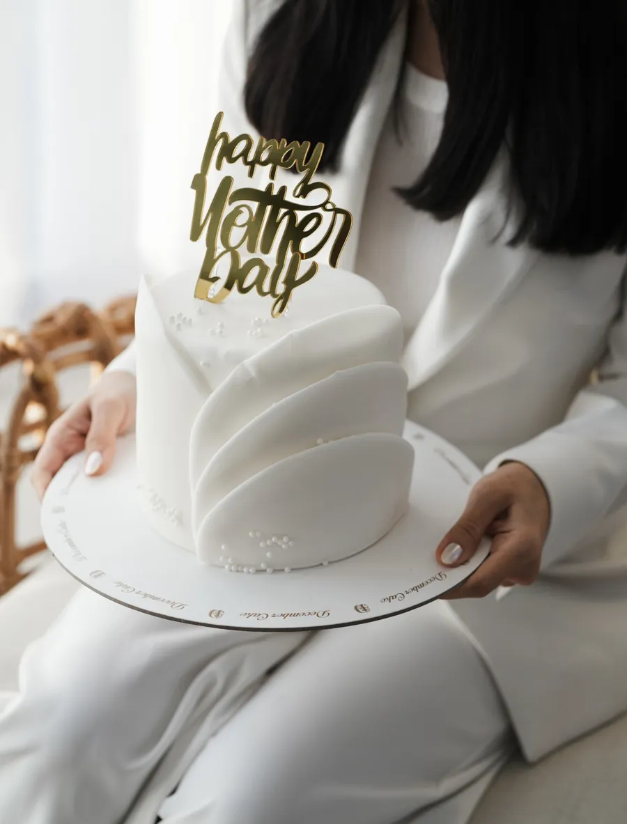Happy mother day white 6inch