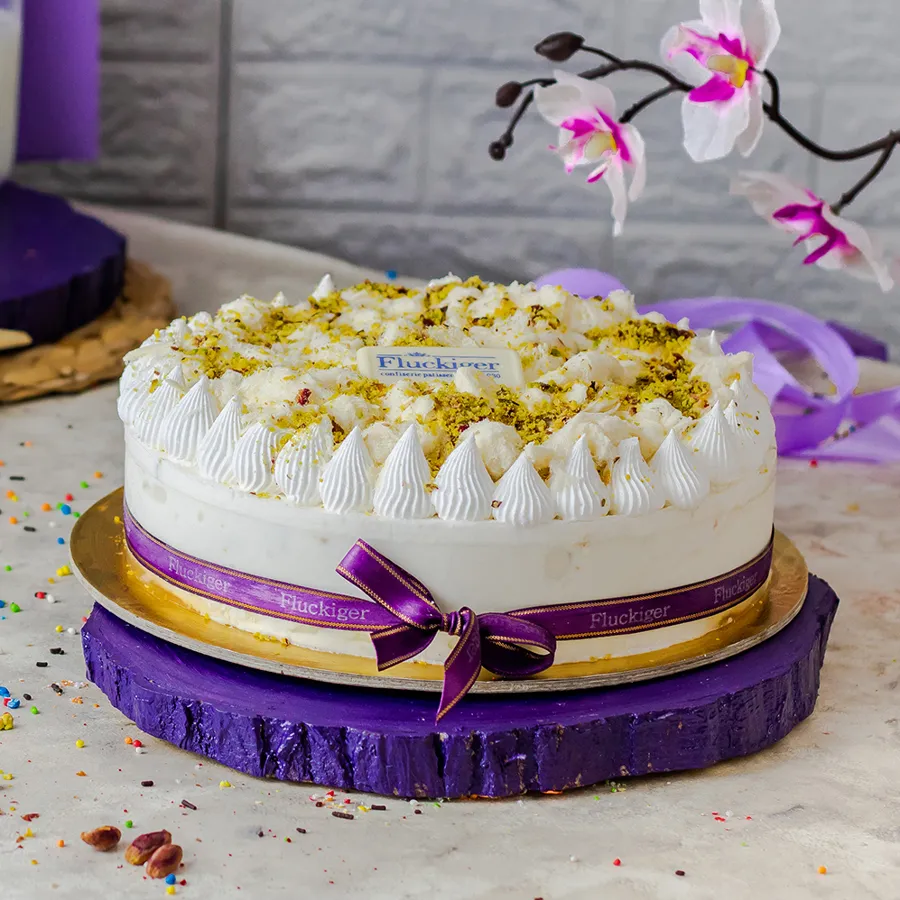 Mastic With Pistachio Ice Cream cake