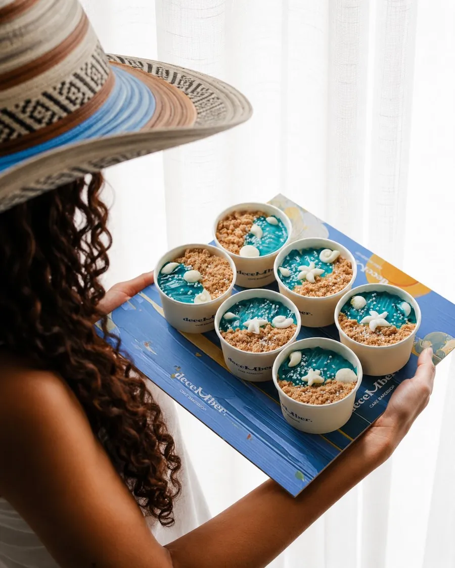 Cake sea 🌊 cup 6p vanilla