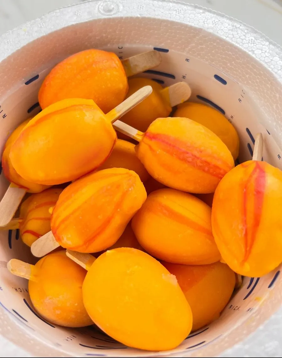 mango icecream bites