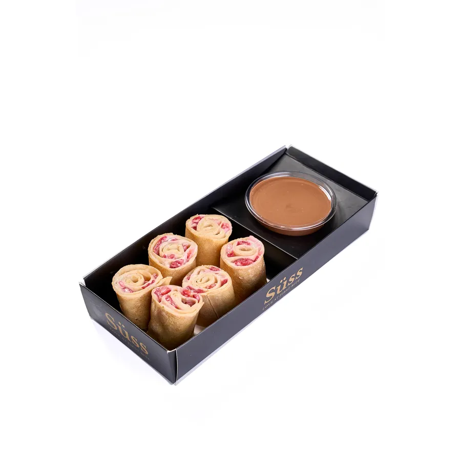 Mini Strawberry Cheesecake Crepe Roll (Mini)