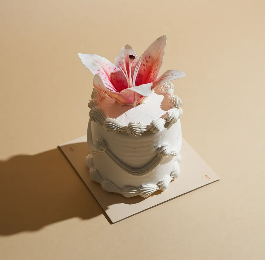 Mini orchid cake 4inch