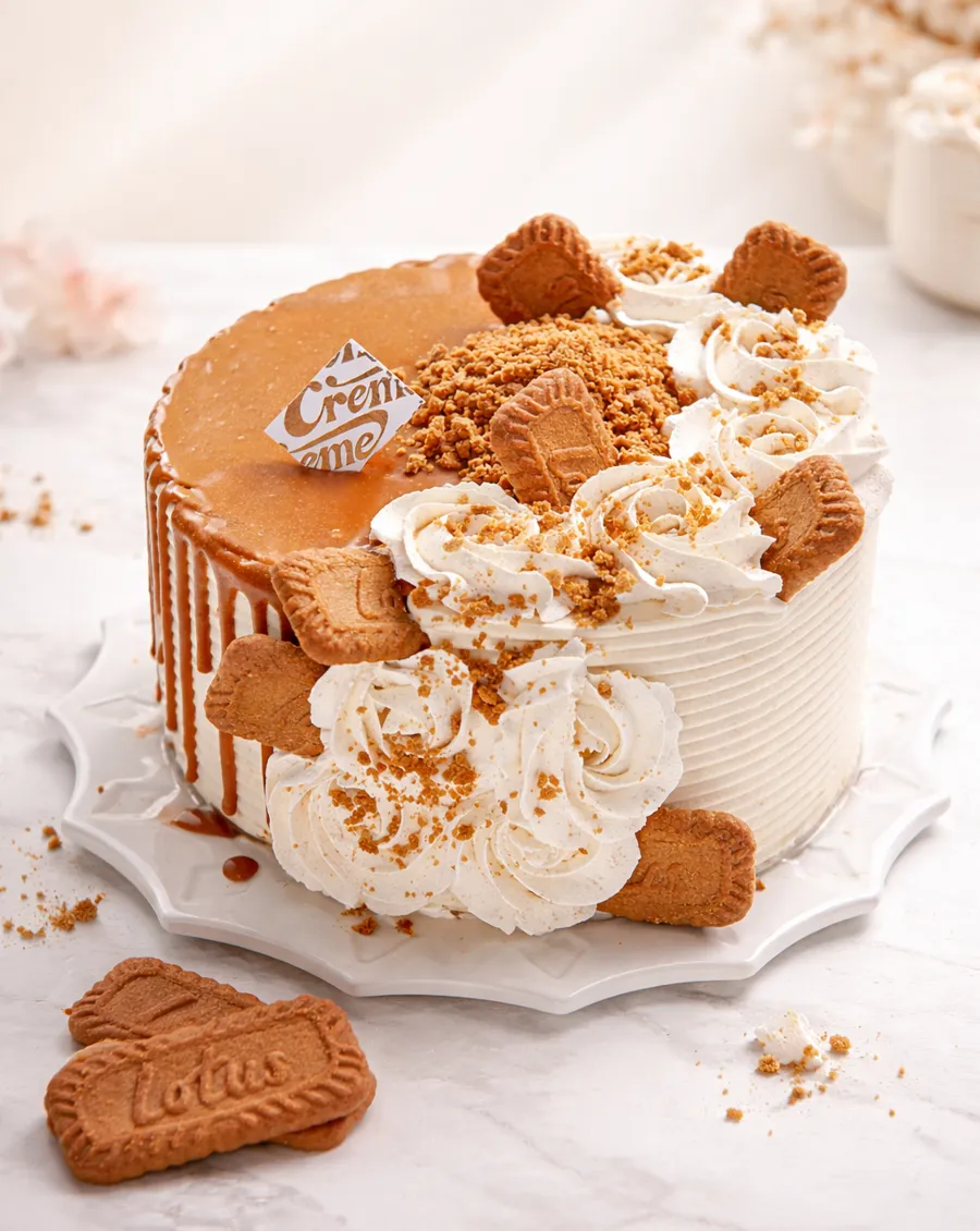 Lotus Biscoff Cake