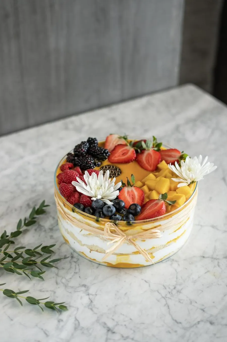Mango Trifle Cake
