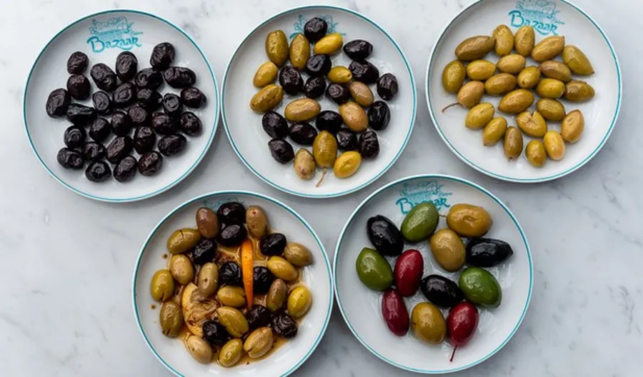 Choices of Olives and Zaatar