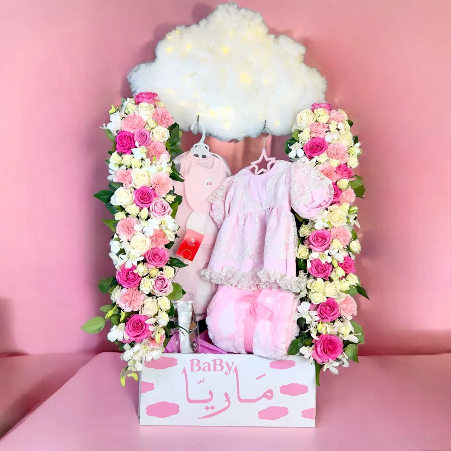 Cloudy baby girl