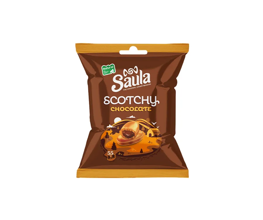 Saula Butterscotch filled with chocolate 55 PCS