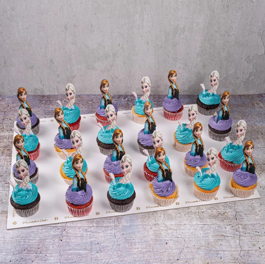 Cup cake frozen 24pic