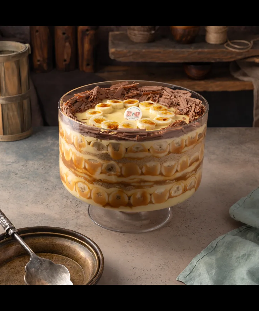 Banana banoffee with salted caramel