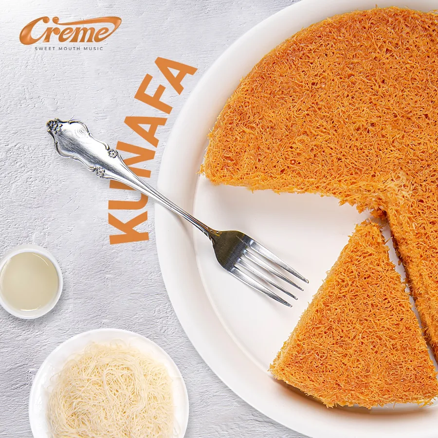 Plain Kunafa Plate