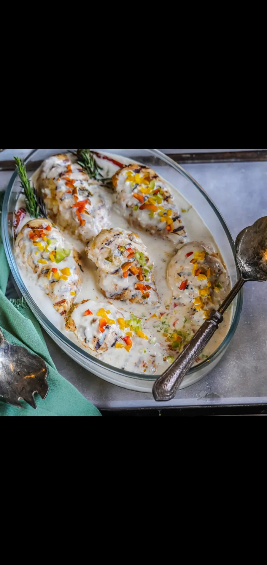 Chicken Stuffed With Spinach & Cheese