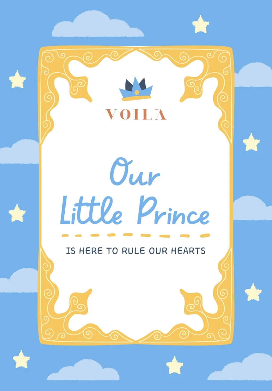 ITS A BOY CARD