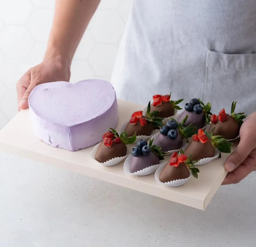 Blue berry cake Collaboration with farwla