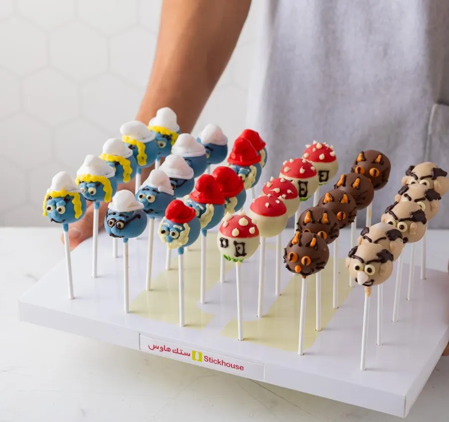 Pop cake Smurfs