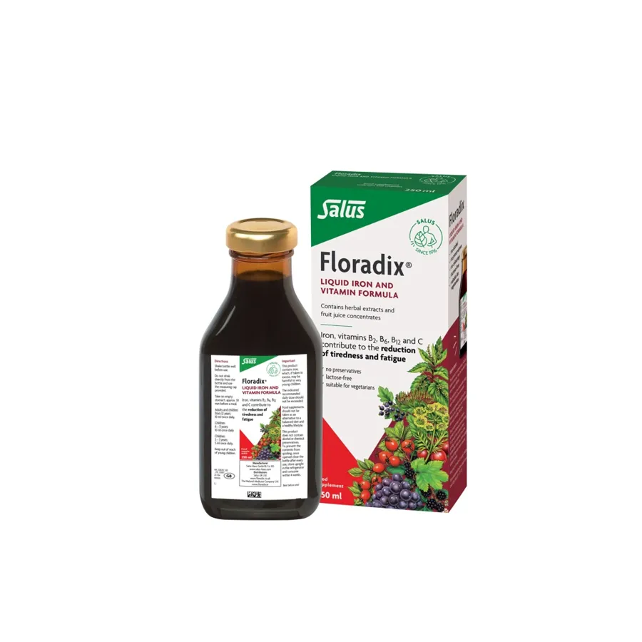 Floradix liquid iron with vitamins formula 250 ml
