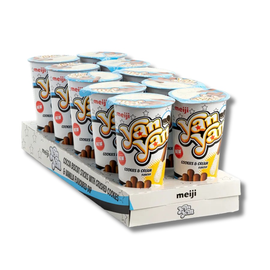 Meiji Yan Yan Biscuit Cookies & Cream Flavour 44g