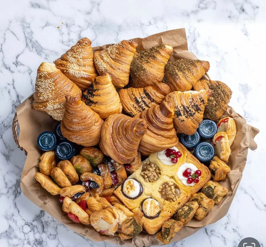Croissant and Danish Basket